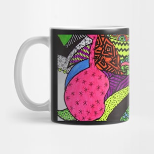 Abstract Fluoro 3 Mug